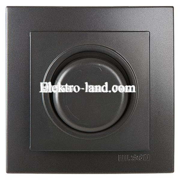 Регулятор яркости света (диммер) 600w Nilson Touran  антрацит (24161052)